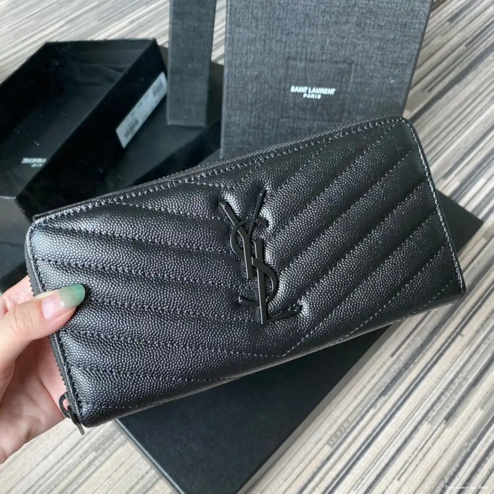 Tony Luxuries YSL ZIPPY WALLET MONOGRAM 0630